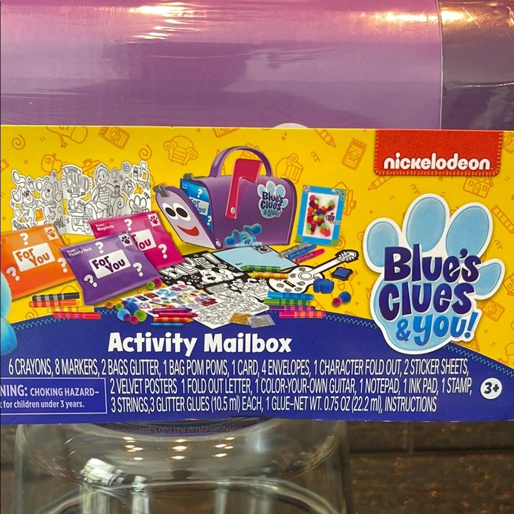 New Blue’s Clues Activity Mailbox Set Creative Toy CraZArt Josh Mail Steve